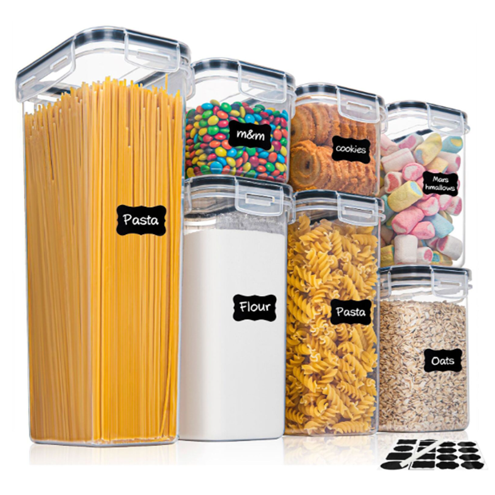 Coffee Tea Sugar Container Set - Kitchen 7pcs Food Containers Set BPA