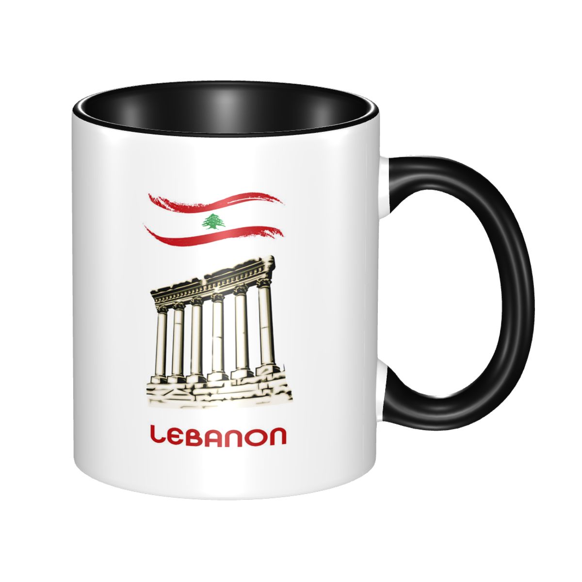 Coffee Tea Me - Lebanon Flag Lebanese Kiss Me Again
