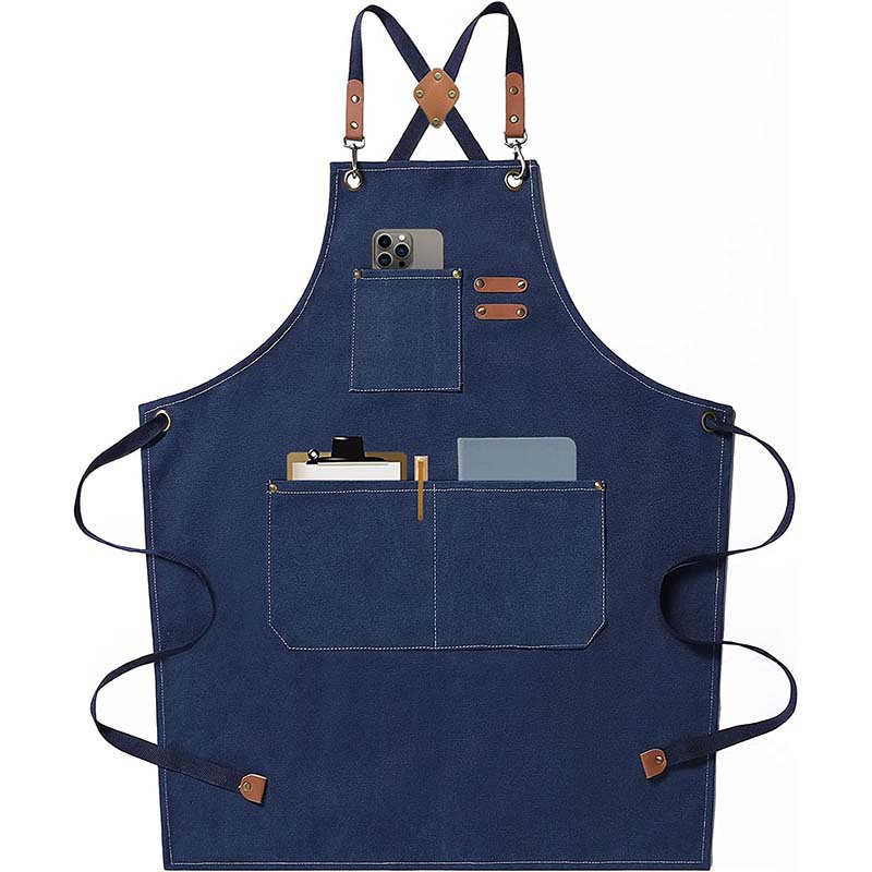 Coffee Tea Gardens - Canvas apron made of cotton suitable