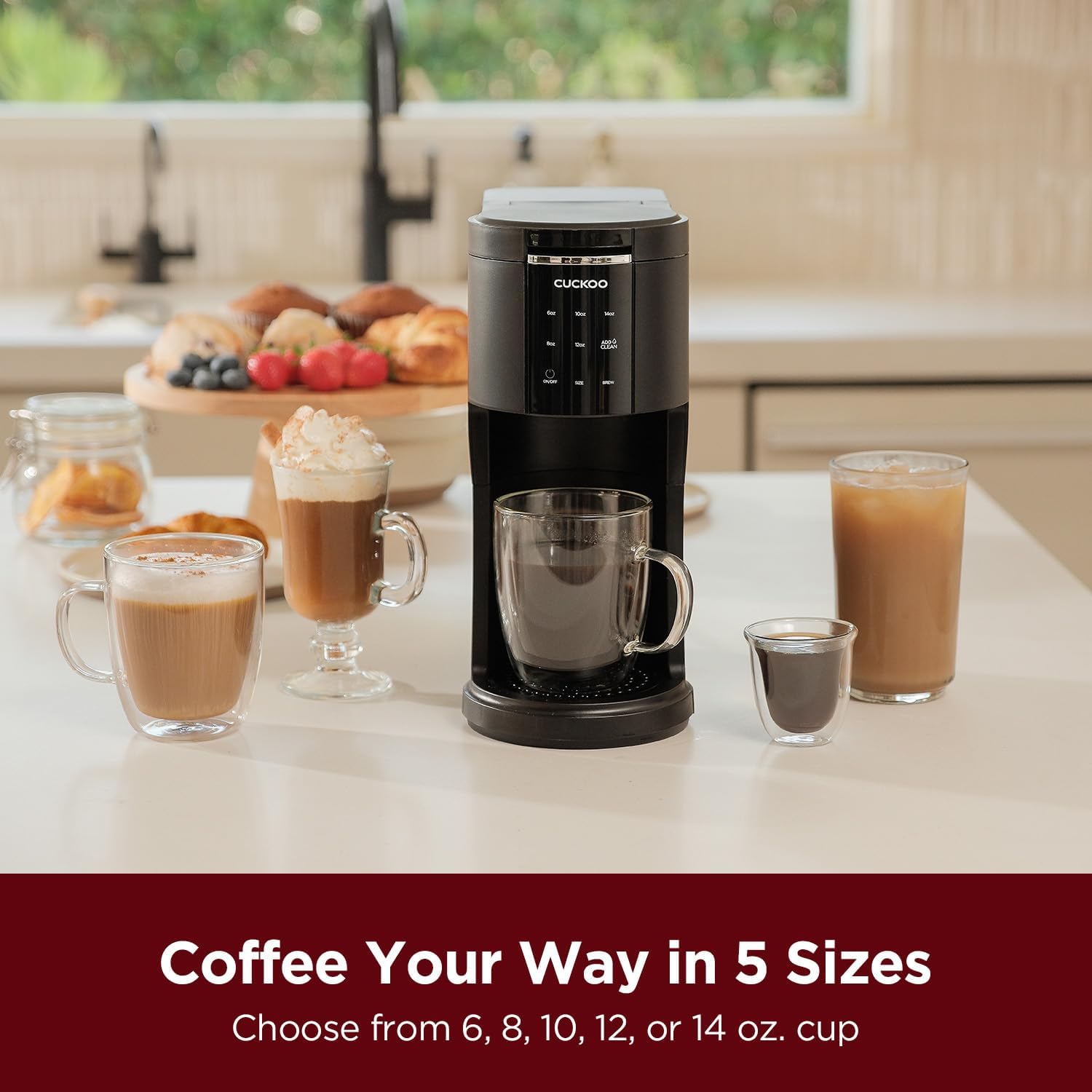 Single Serve Coffee Maker for  - Coffee Tea And Bean Leaf บทวิจารณ์และราคา