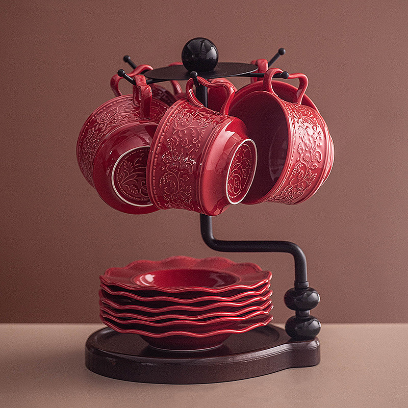 Retro festive coffee cup and s - Coffee Tea Festival บทวิจารณ์และราคา