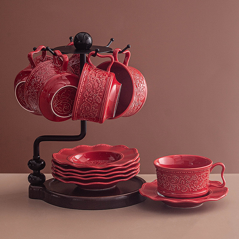 Retro festive coffee cup and s - Coffee Tea Festival บทวิจารณ์และราคา