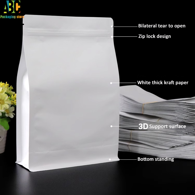 Craft Paper Eight Side Zipper  - Coffee Tea For Plants บทวิจารณ์และราคา