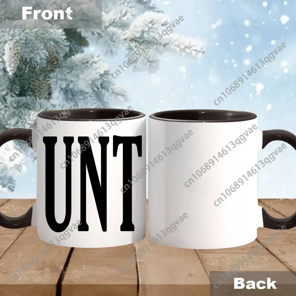 Funny UNT with handle Coffee M - Coffee Tea Joke บทวิจารณ์และราคา
