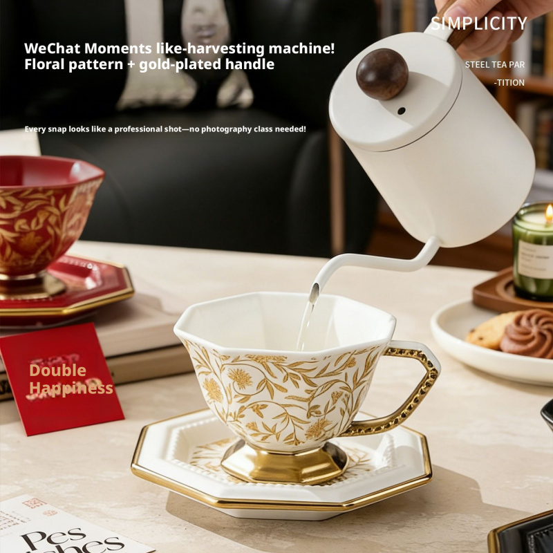 Vintage Ceramic Octagonal Coff - Coffee Tea Festival บทวิจารณ์และราคา