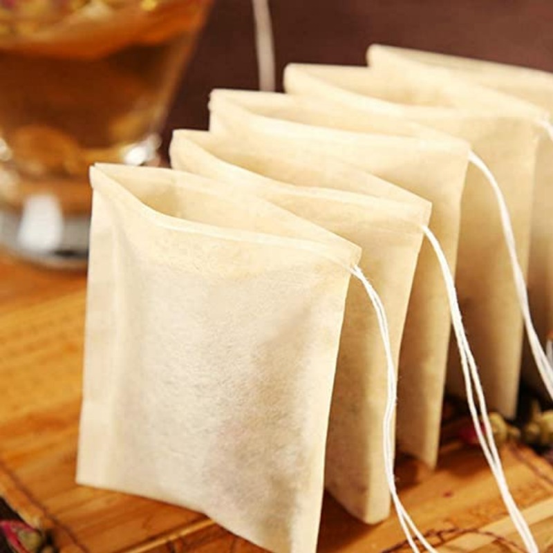 100/500x Cloth Tea Bags with D - Coffee Tea And Bean Leaf บทวิจารณ์และราคา