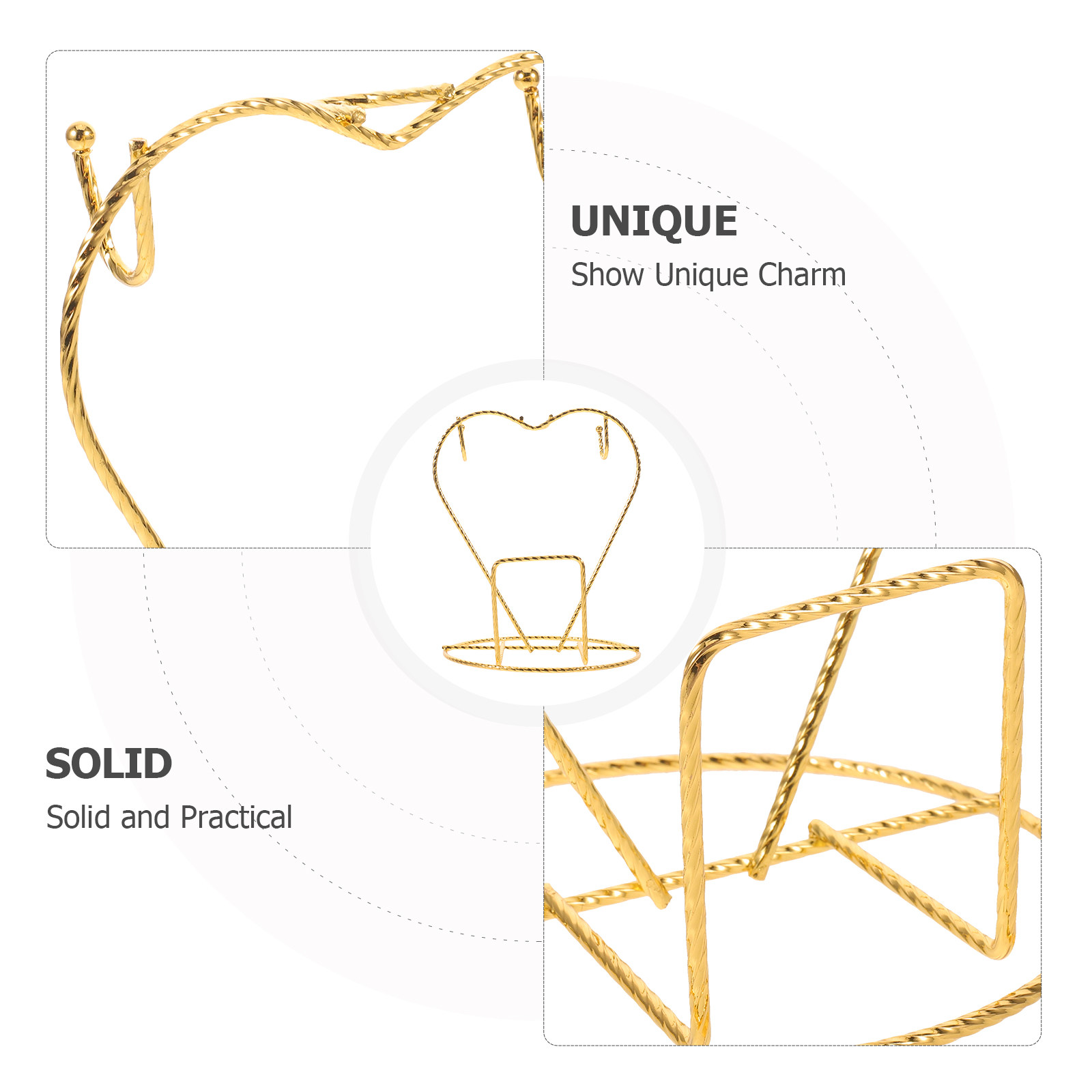 Metal Tea Cup Rack Heart Shape - Coffee Tea Cup บทวิจารณ์และราคา