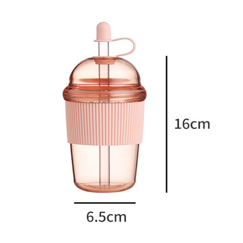 430ML Straw Cup With Lid Bubbl - Coffee Tea Boba บทวิจารณ์และราคา