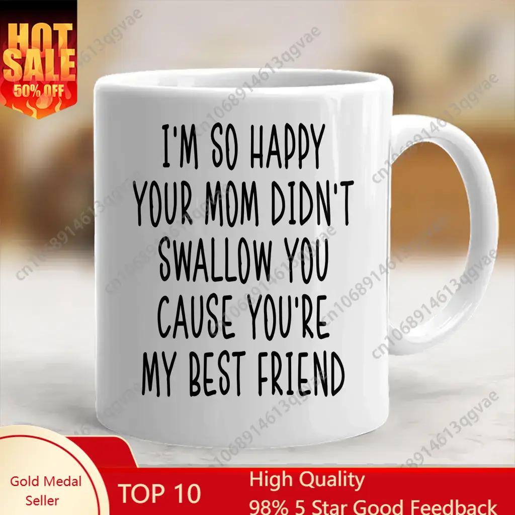 I'm happy your mom didn't swal - Coffee Tea Joke บทวิจารณ์และราคา