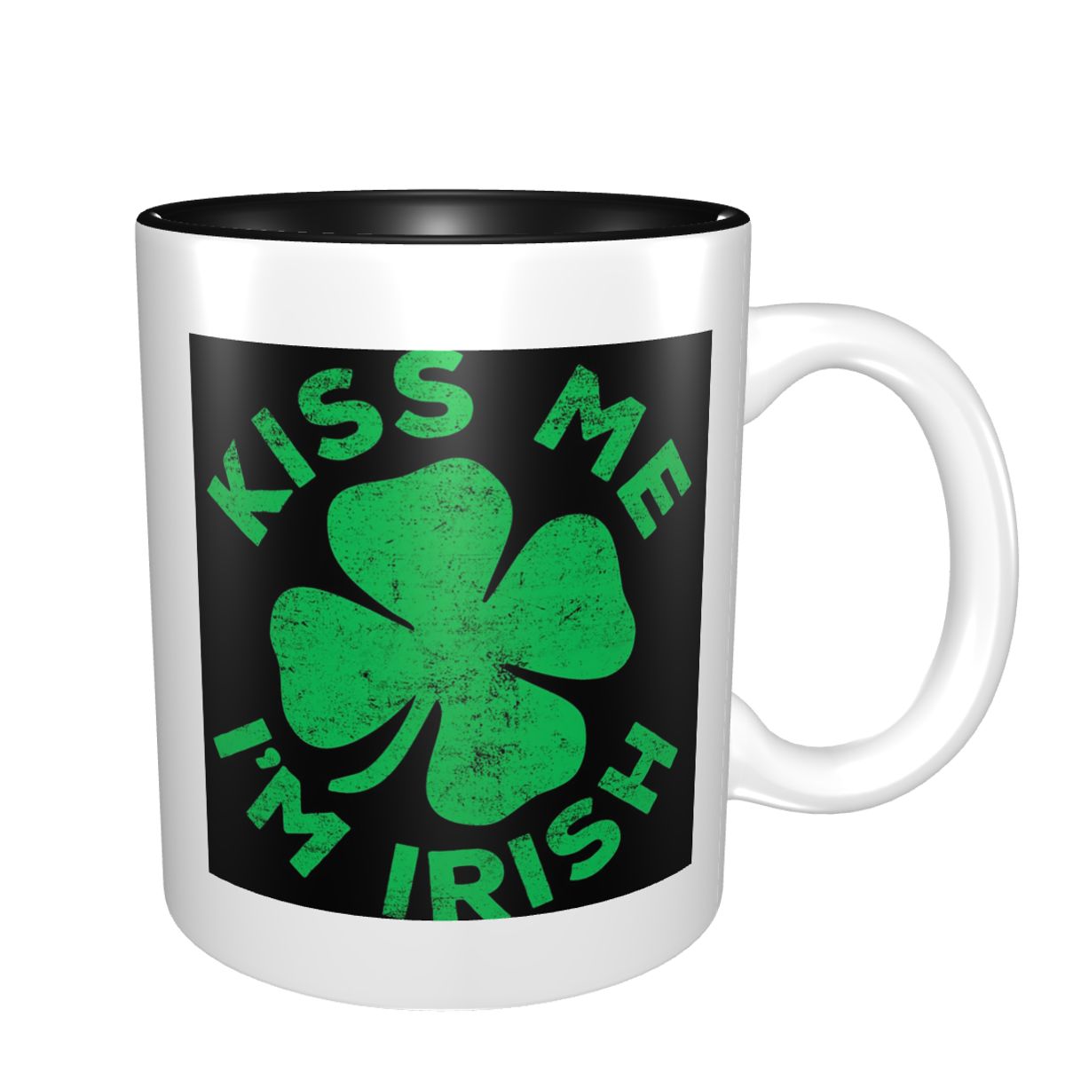 Kiss Me I'm Irish Mug Funny Ce - Coffee Tea Me บทวิจารณ์และราคา