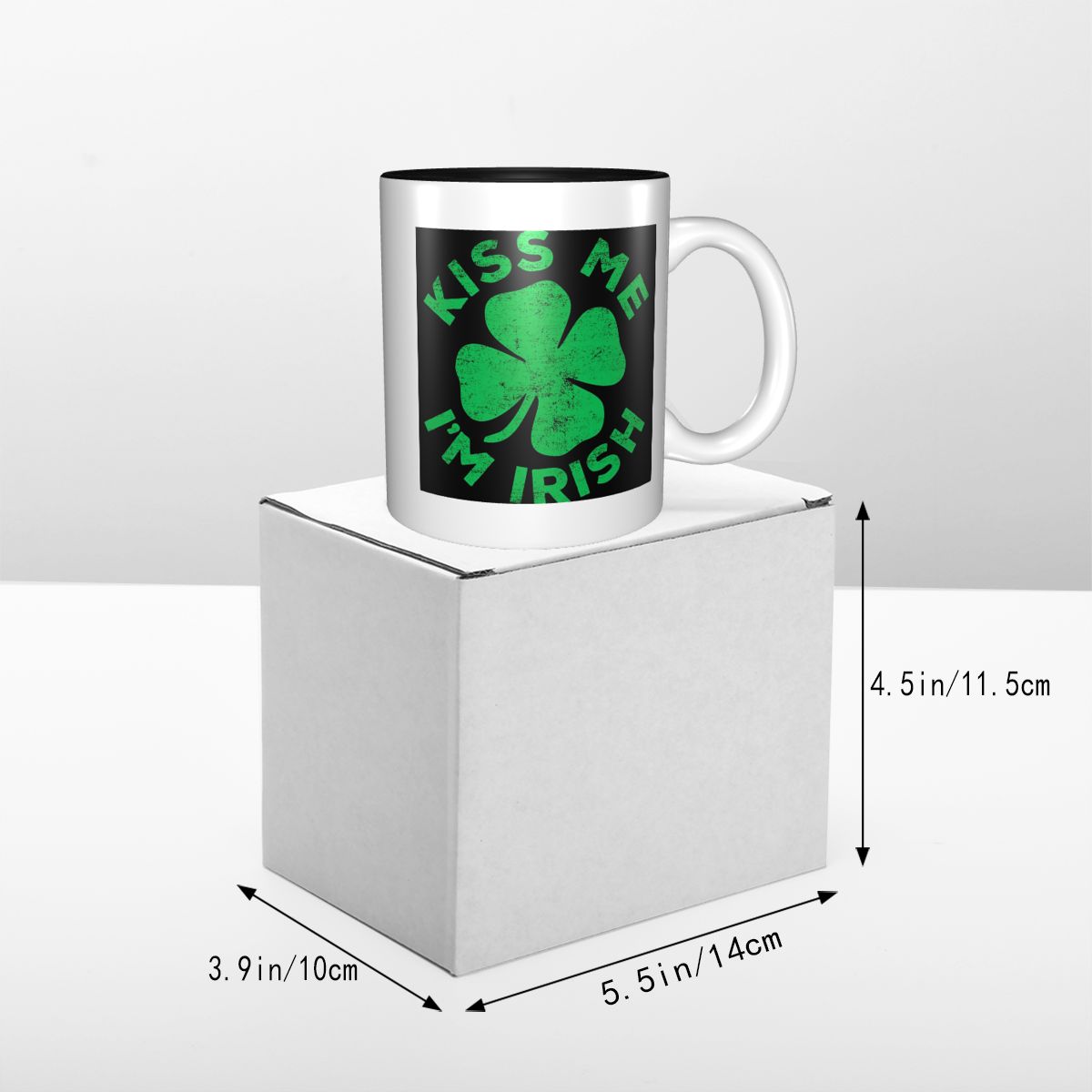 Kiss Me I'm Irish Mug Funny Ce - Coffee Tea Me บทวิจารณ์และราคา