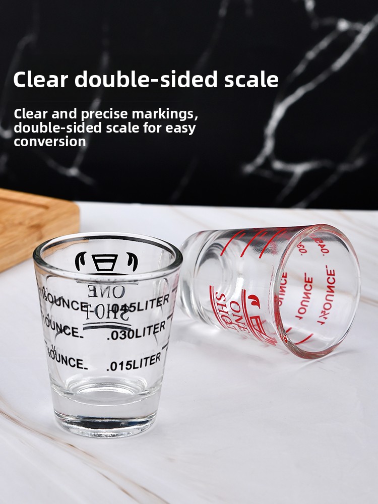Glass Ounce Cup Double Headed  - Coffee Tea Cup บทวิจารณ์และราคา