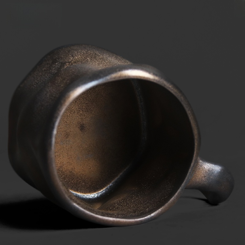 Retro Black Gold Stone Pattern - Coffee To Tea Meaning บทวิจารณ์และราคา