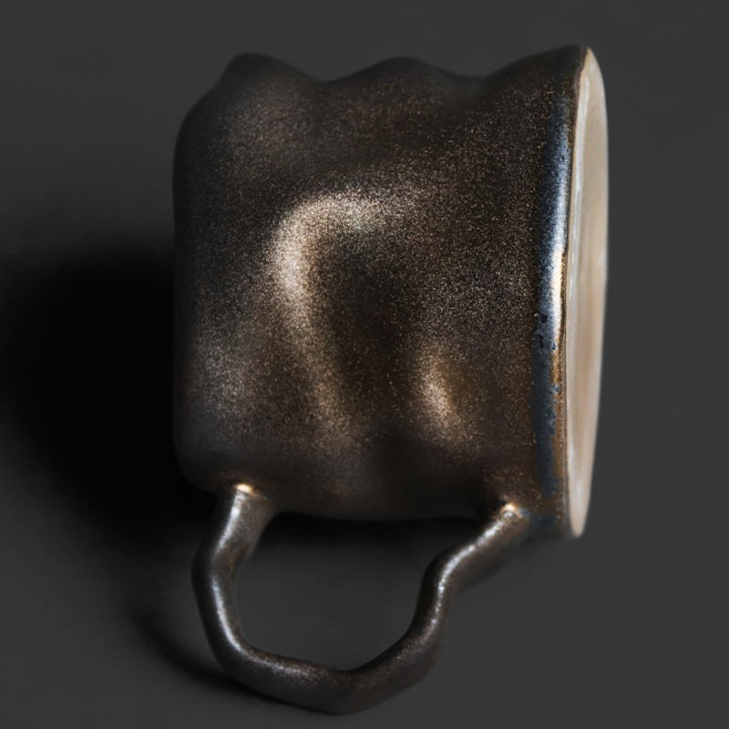 Retro Black Gold Stone Pattern - Coffee To Tea Meaning บทวิจารณ์และราคา