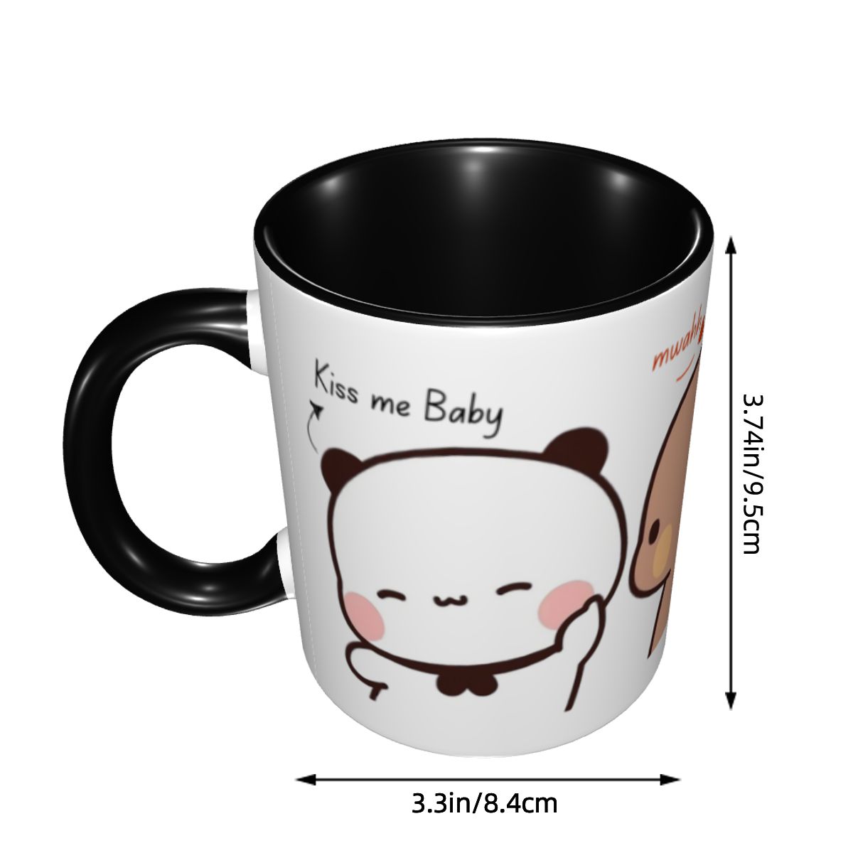 Personalized Kiss Me Baby Mwah - Coffee Tea Me บทวิจารณ์และราคา