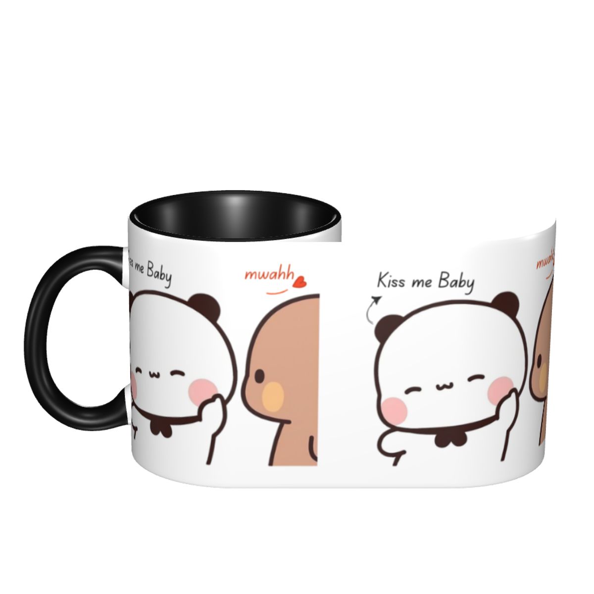 Personalized Kiss Me Baby Mwah - Coffee Tea Me บทวิจารณ์และราคา
