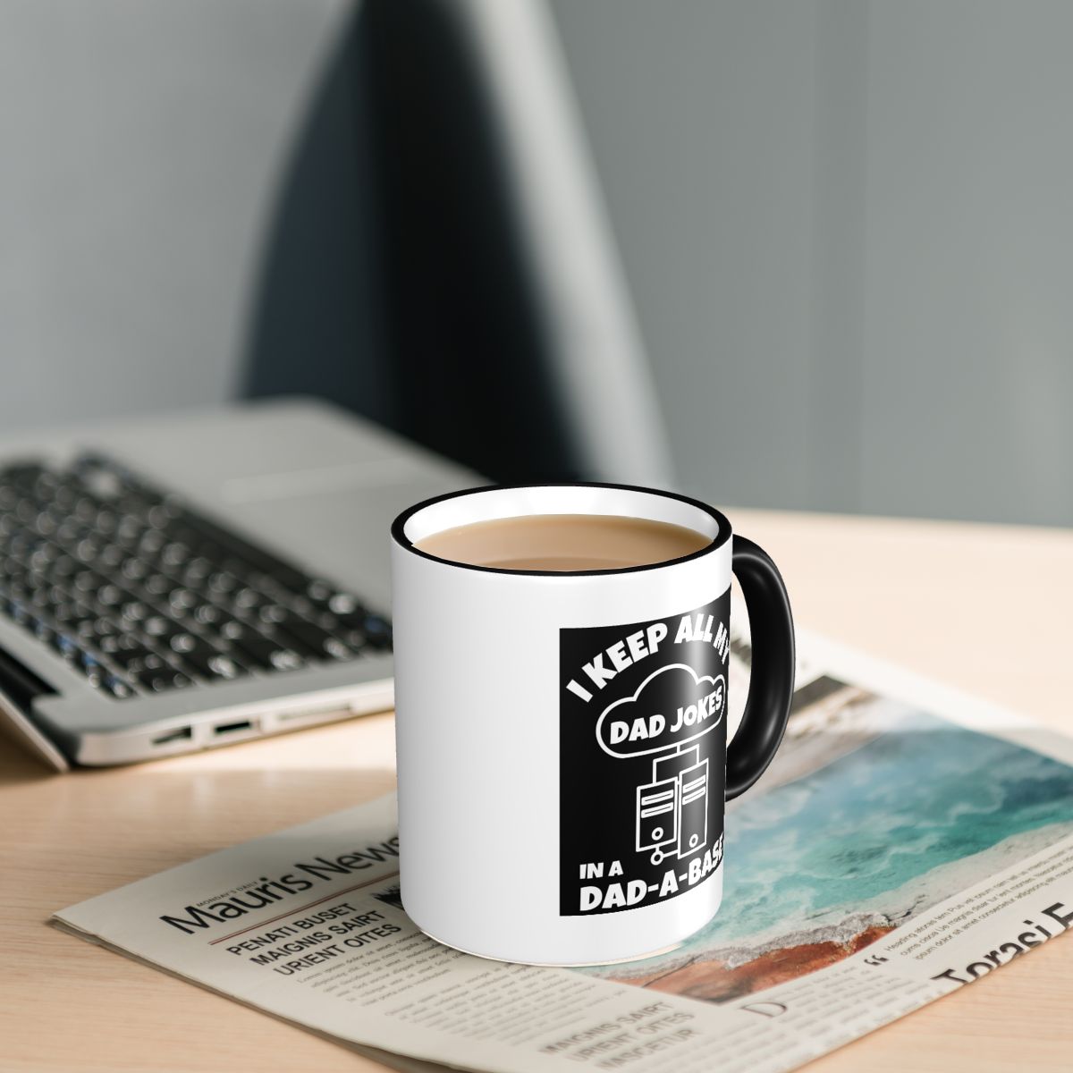 I Keep All My Dad Jokes In A D - Coffee Tea Joke บทวิจารณ์และราคา