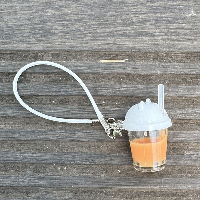Cute Pearl Milk Tea Bag Charm  - Coffee Tea Cup บทวิจารณ์และราคา