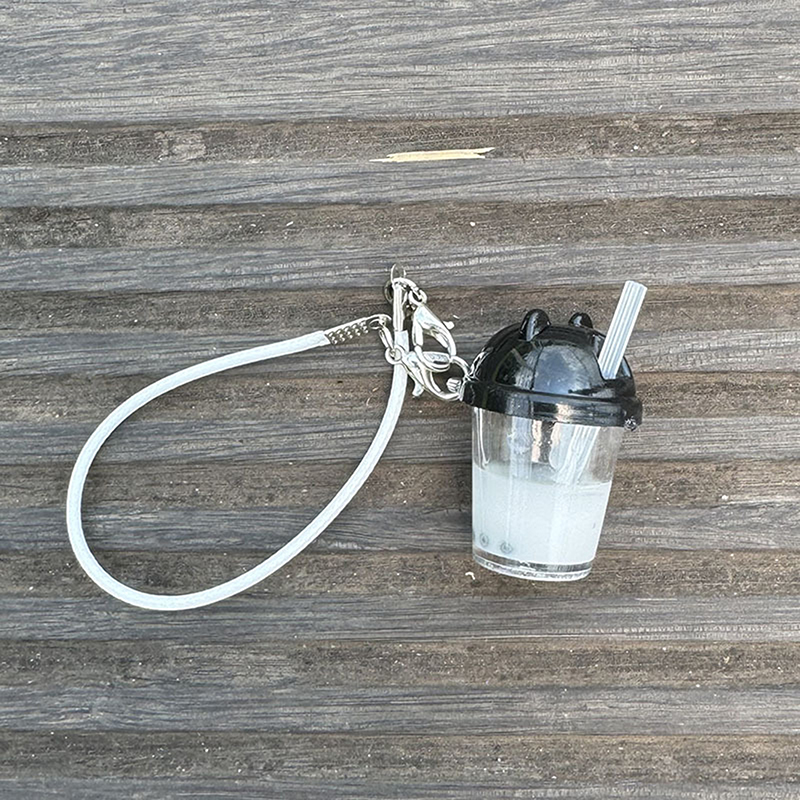 Cute Pearl Milk Tea Bag Charm  - Coffee Tea Cup บทวิจารณ์และราคา