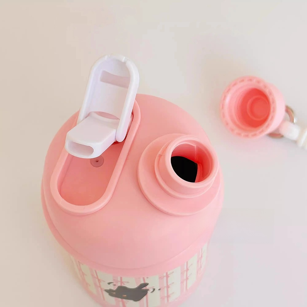 Kawaii Cat Bow Thermos Bottle  - Coffee Tea Boba บทวิจารณ์และราคา