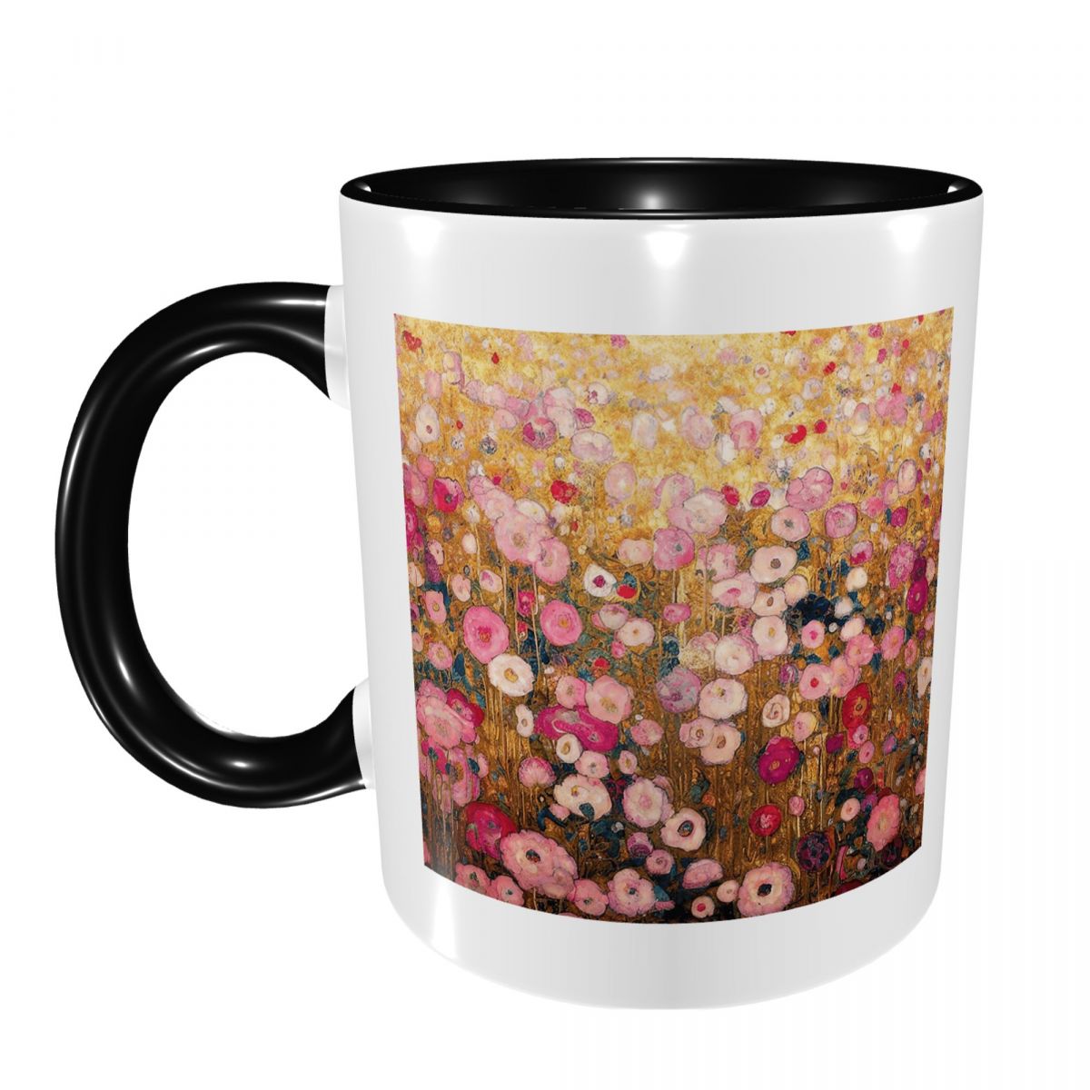 Gustav Klimt Pink Flower Garde - Coffee Tea Gardens บทวิจารณ์และราคา