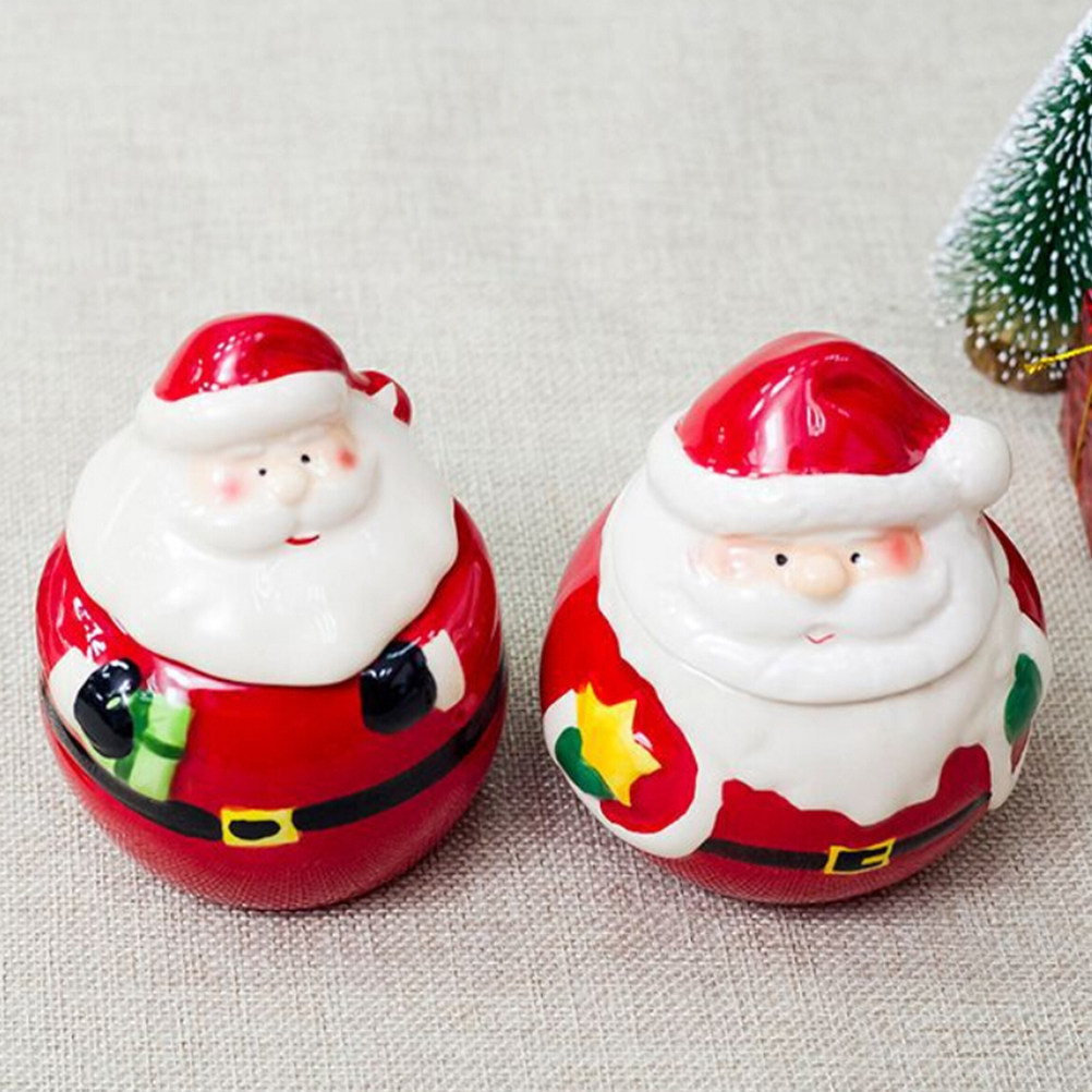 2Pcs Festive Ceramic Santa Spi - Coffee Tea Festival บทวิจารณ์และราคา