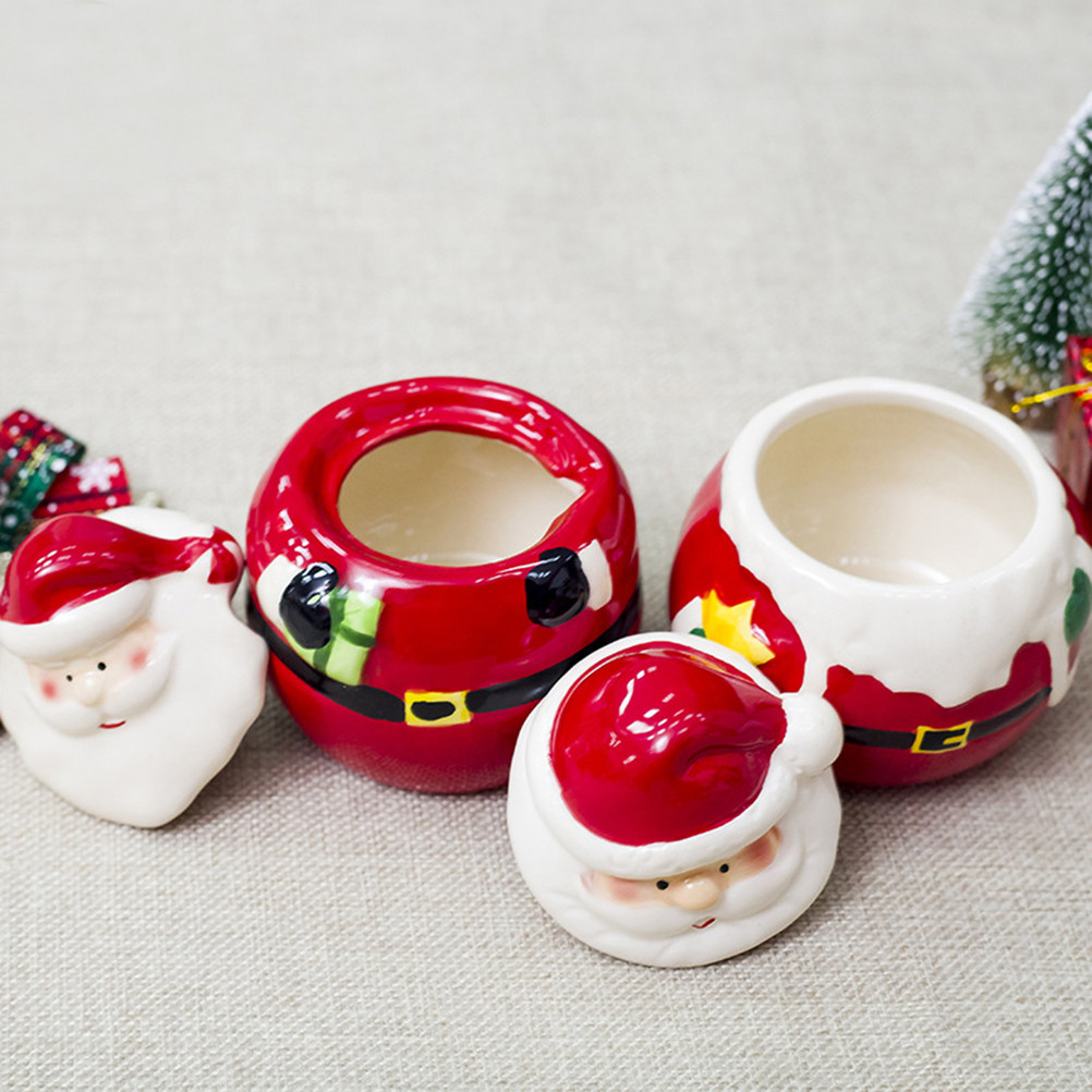 2Pcs Festive Ceramic Santa Spi - Coffee Tea Festival บทวิจารณ์และราคา