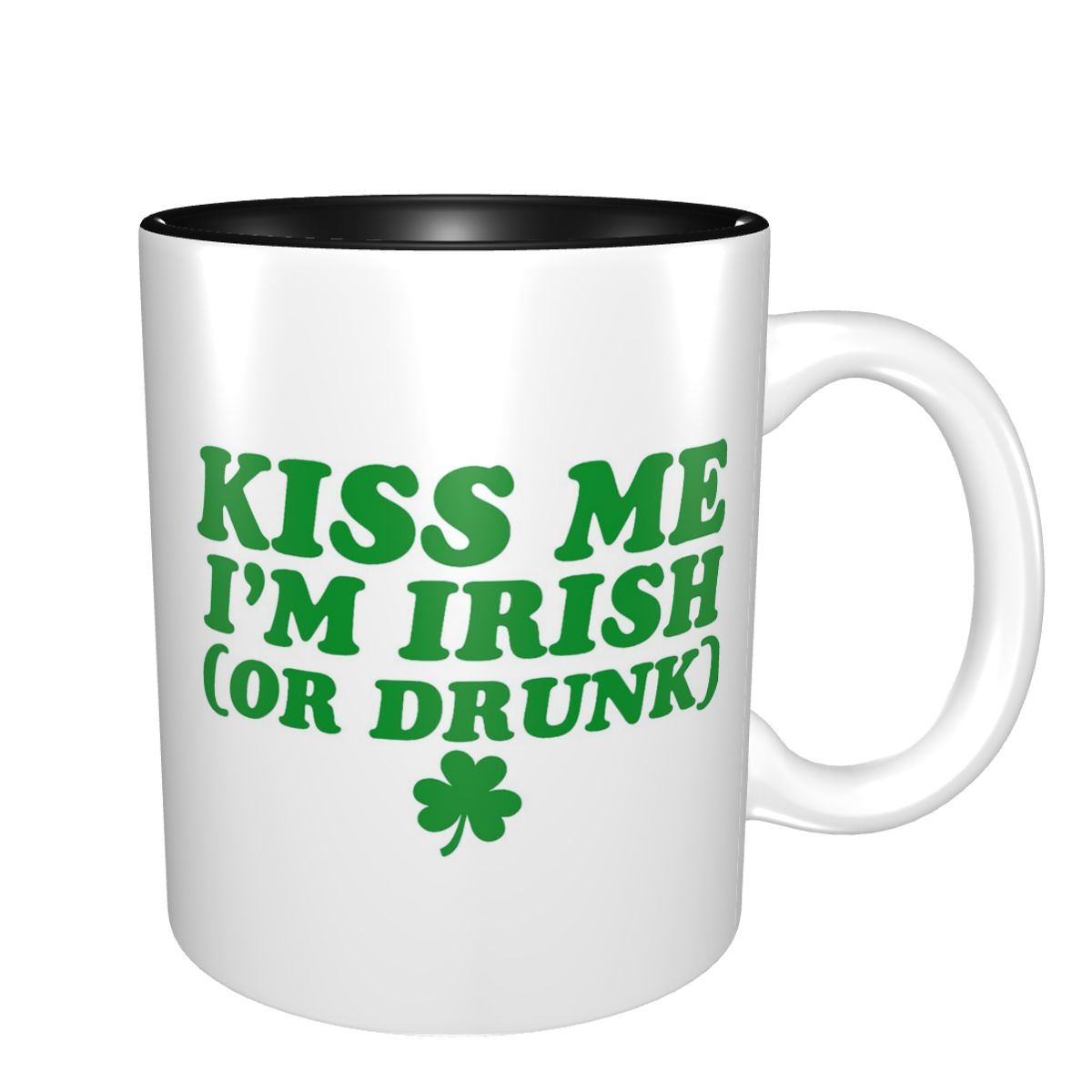 Kiss Me I'm Irish Mug Funny Ce - Coffee Tea Me บทวิจารณ์และราคา