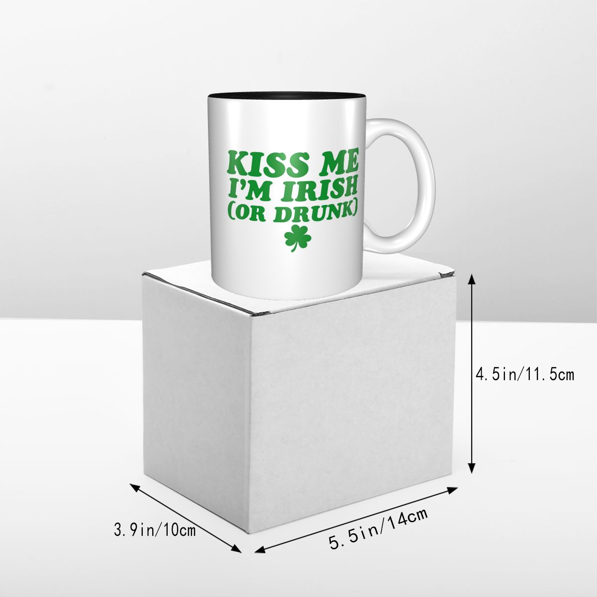 Kiss Me I'm Irish Mug Funny Ce - Coffee Tea Me บทวิจารณ์และราคา