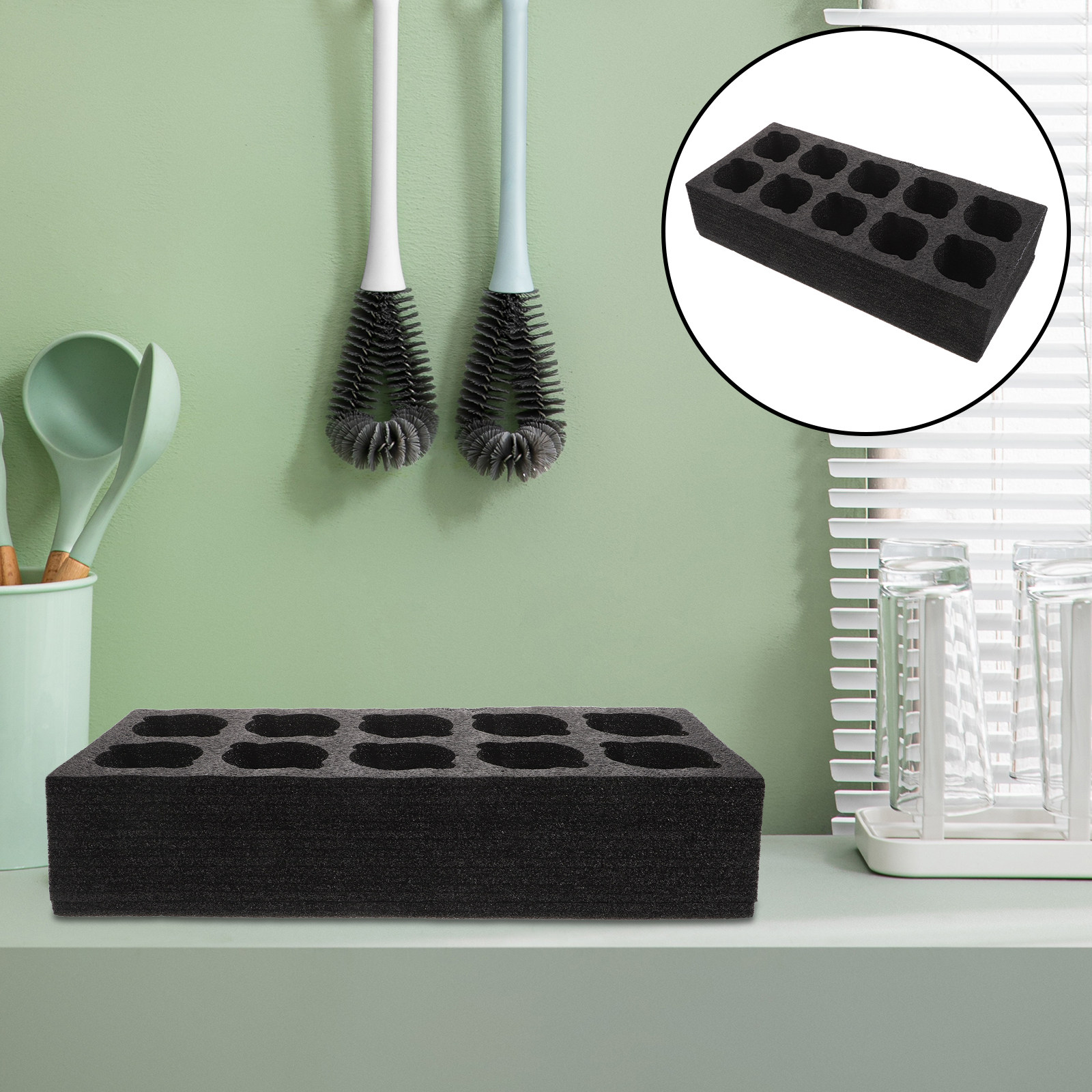 10 Cups Take Out Cup Holder -  - Coffee Tea Drinks บทวิจารณ์และราคา
