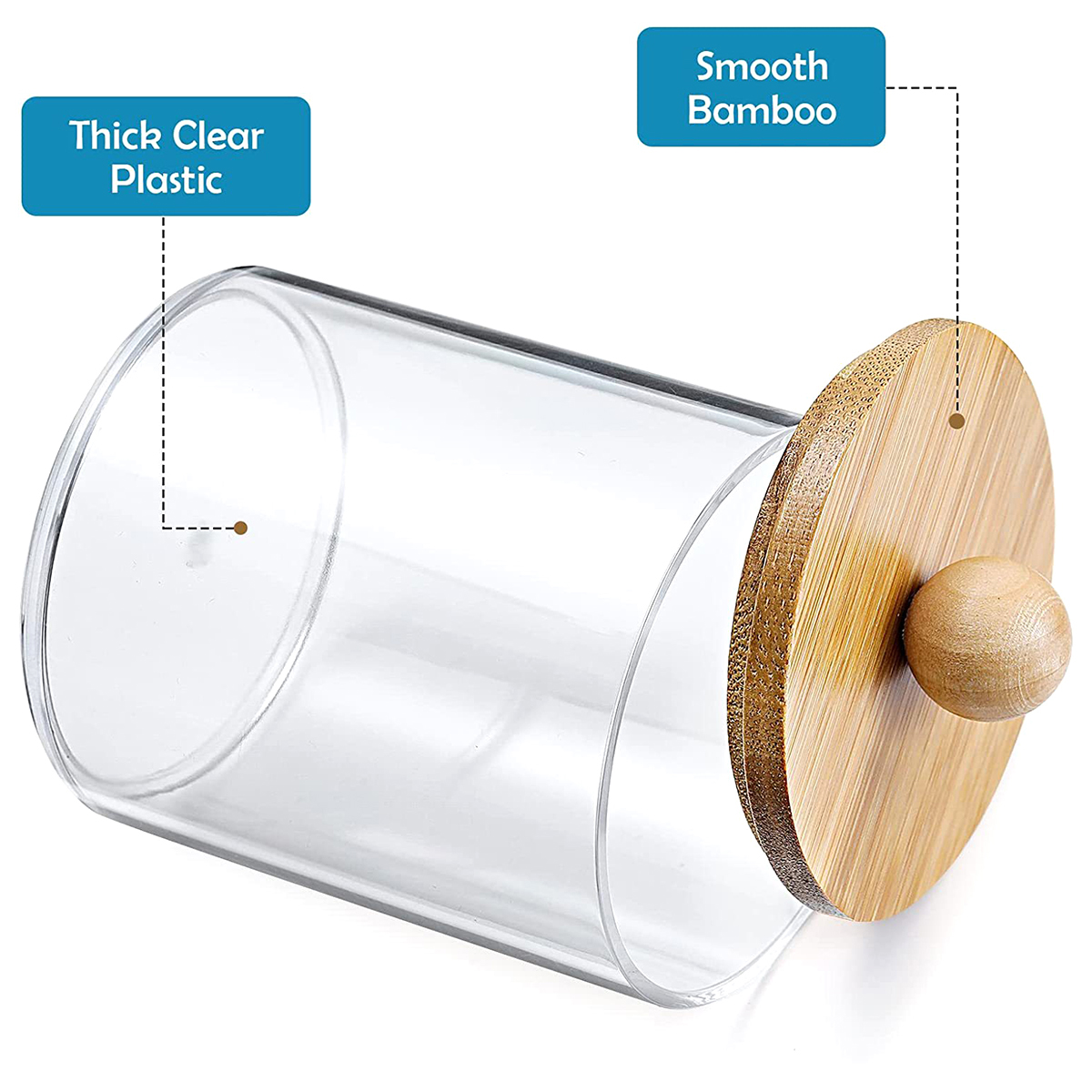 3Pcs Qtip Holder Dispenser wit - Coffee Tea Sugar Container Set บทวิจารณ์และราคา