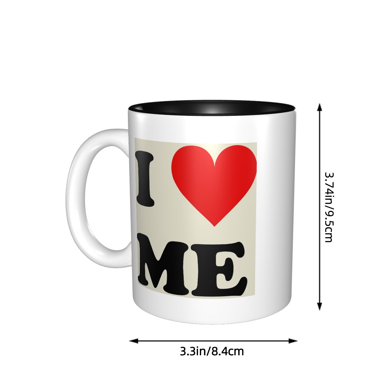 I Love Me Heart Mug Funny Cera - Coffee Tea Me บทวิจารณ์และราคา