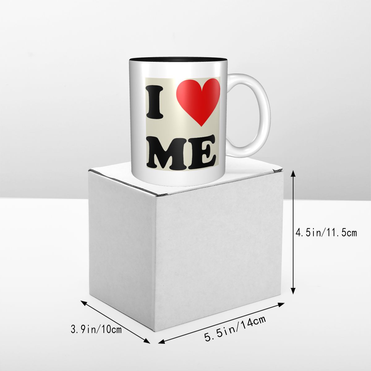 I Love Me Heart Mug Funny Cera - Coffee Tea Me บทวิจารณ์และราคา