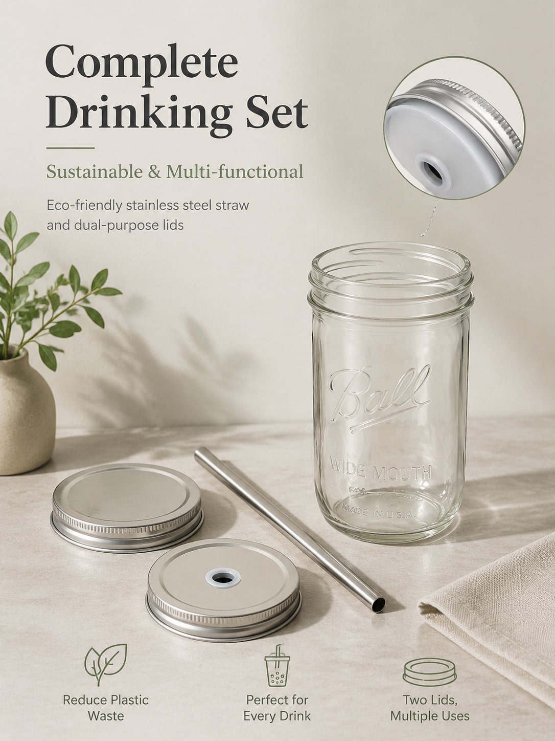 1 Piece (Set) Large-Capacity H - Coffee Tea Boba บทวิจารณ์และราคา