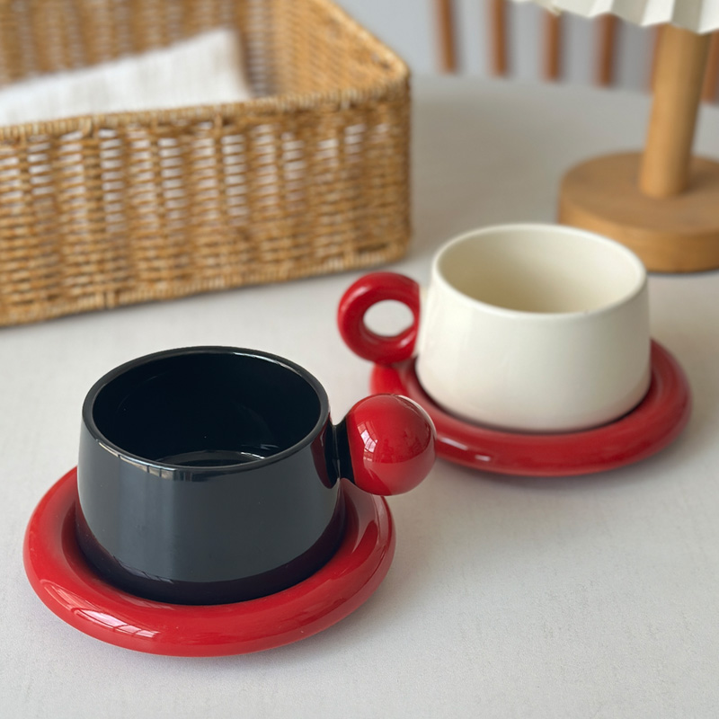 210ml Ceramic Coffee Cup Dish  - Coffee Tea Festival บทวิจารณ์และราคา