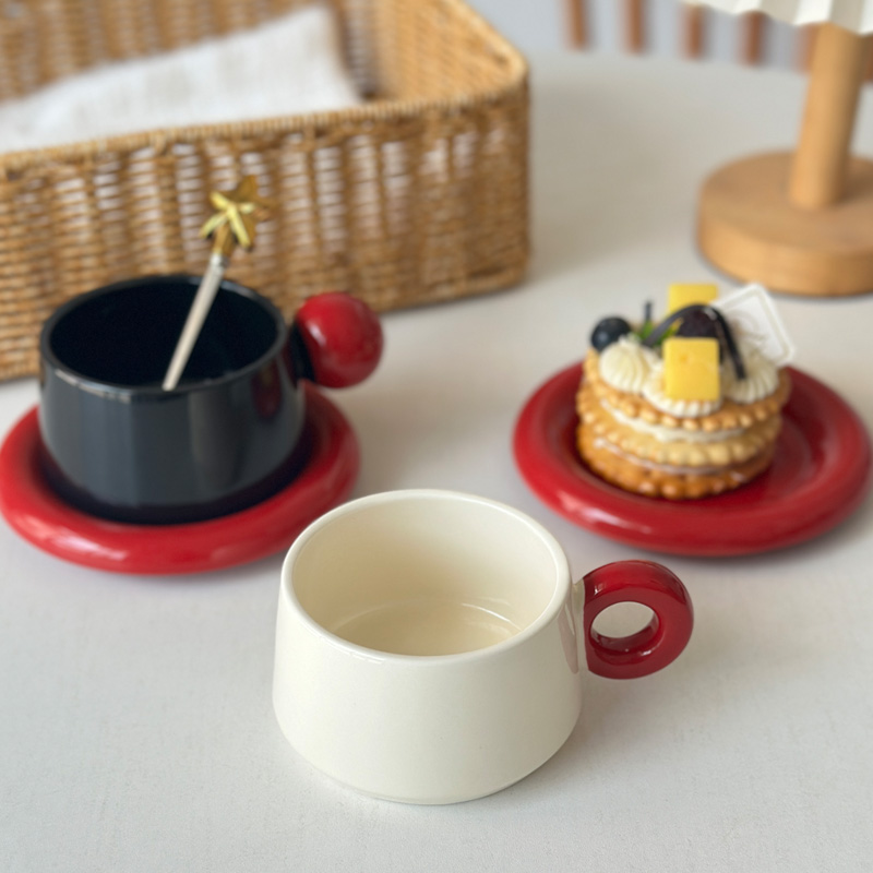210ml Ceramic Coffee Cup Dish  - Coffee Tea Festival บทวิจารณ์และราคา