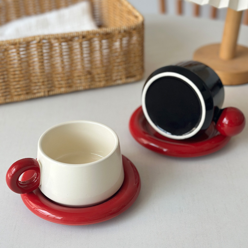 210ml Ceramic Coffee Cup Dish  - Coffee Tea Festival บทวิจารณ์และราคา