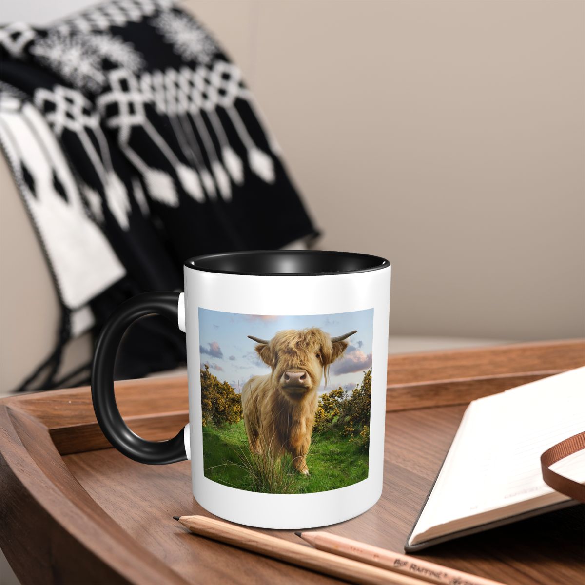 Young Highland Cow Mug Funny C - Young Tea Coffee บทวิจารณ์และราคา