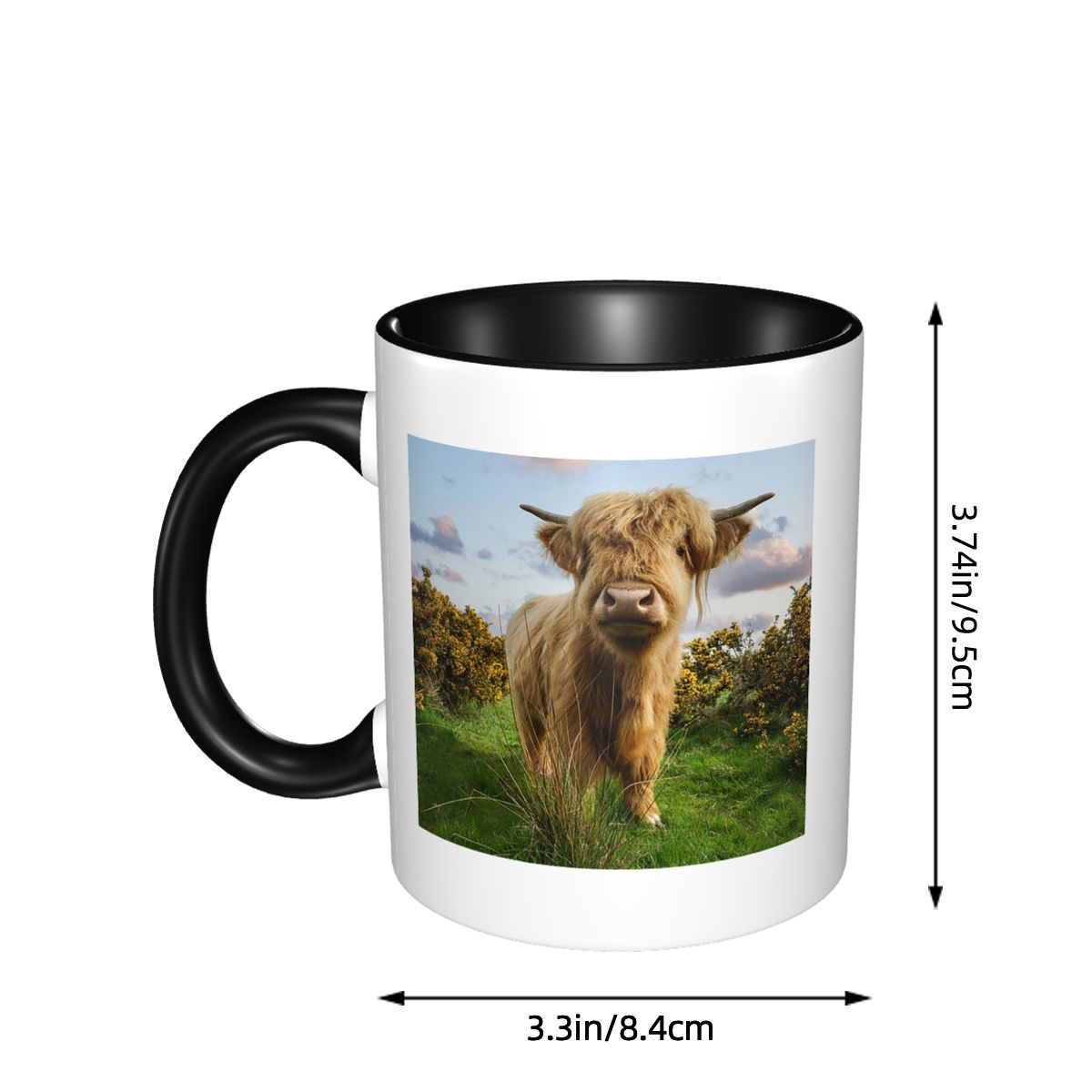 Young Highland Cow Mug Funny C - Young Tea Coffee บทวิจารณ์และราคา