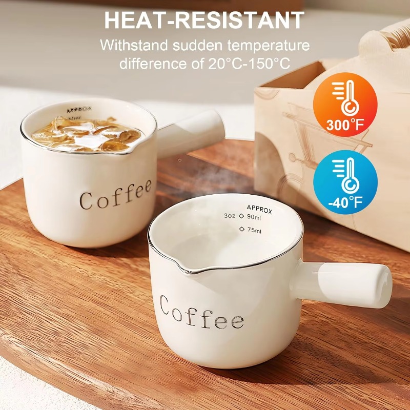 Mini Ceramic Coffee Cup with H - Coffee Tea Cup บทวิจารณ์และราคา