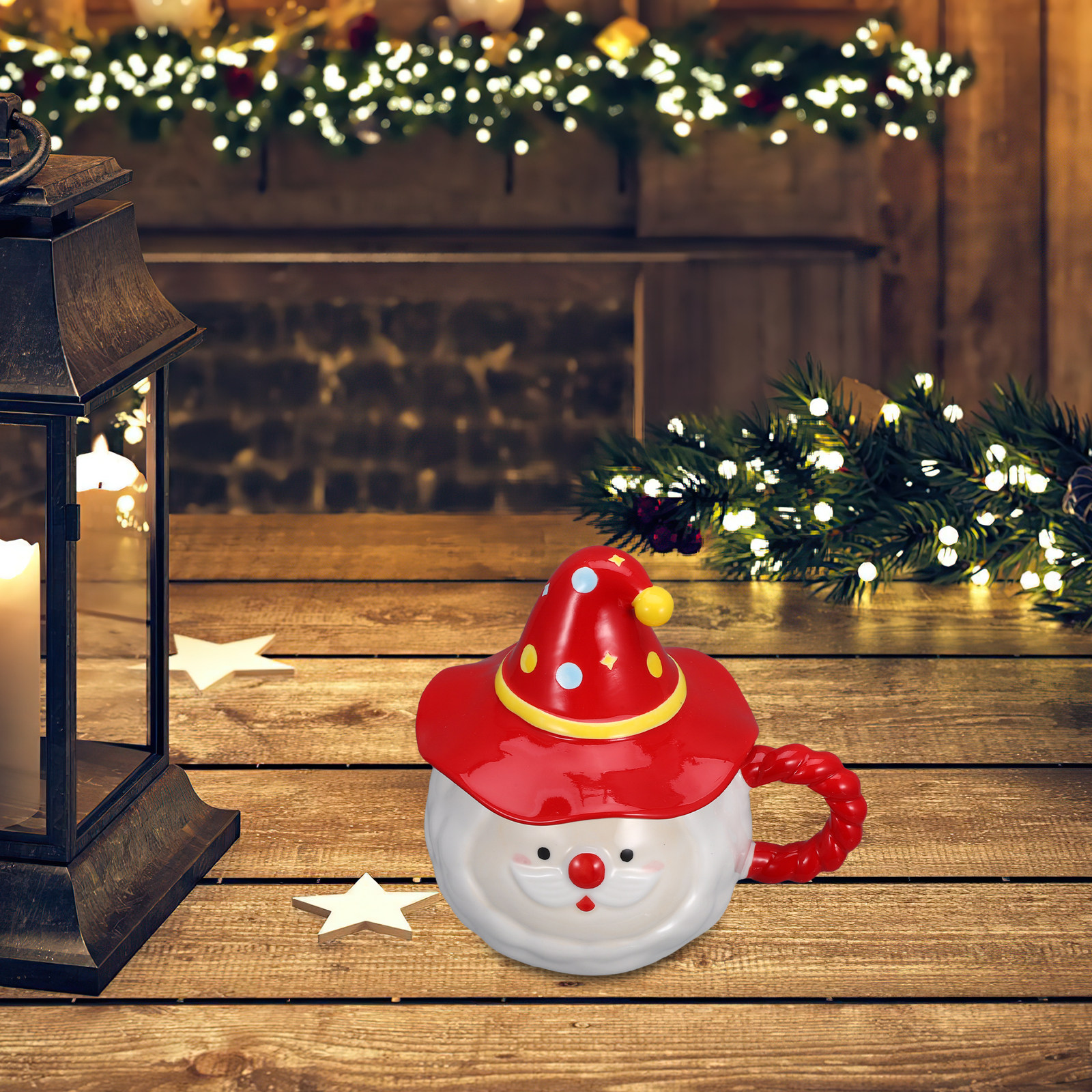 Christmas Santa Claus Ceramic  - Coffee Tea Festival บทวิจารณ์และราคา