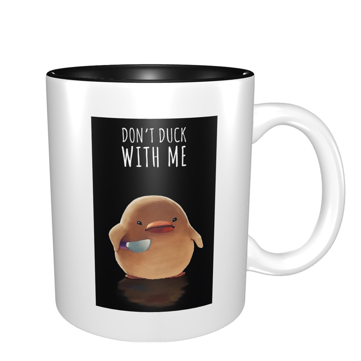 Don't Duck With Me - Meme Mug  - Coffee Tea Me บทวิจารณ์และราคา
