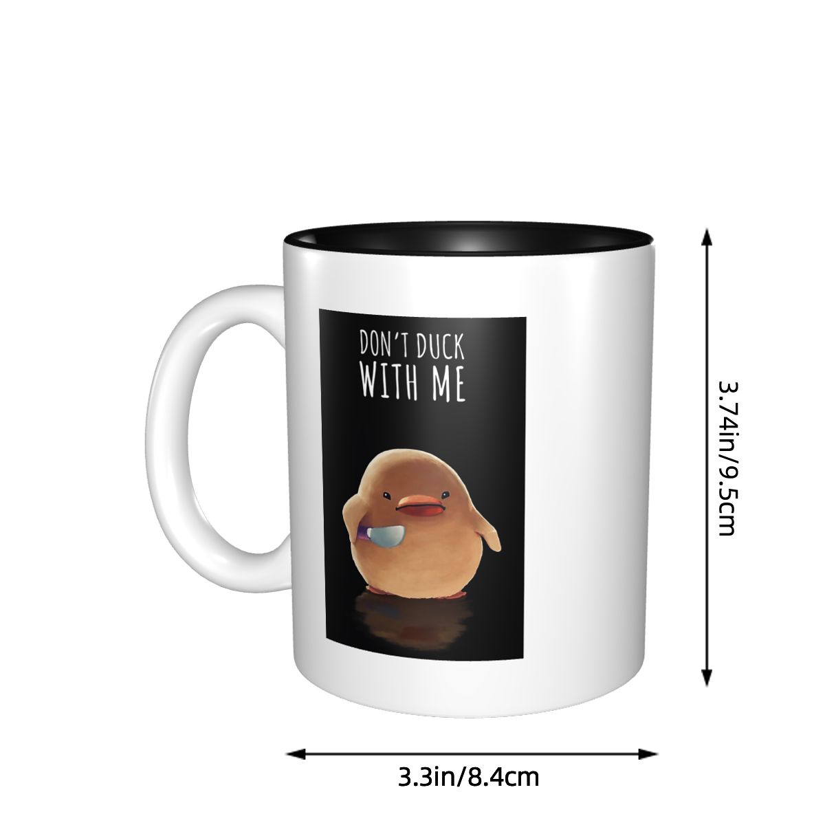 Don't Duck With Me - Meme Mug  - Coffee Tea Me บทวิจารณ์และราคา