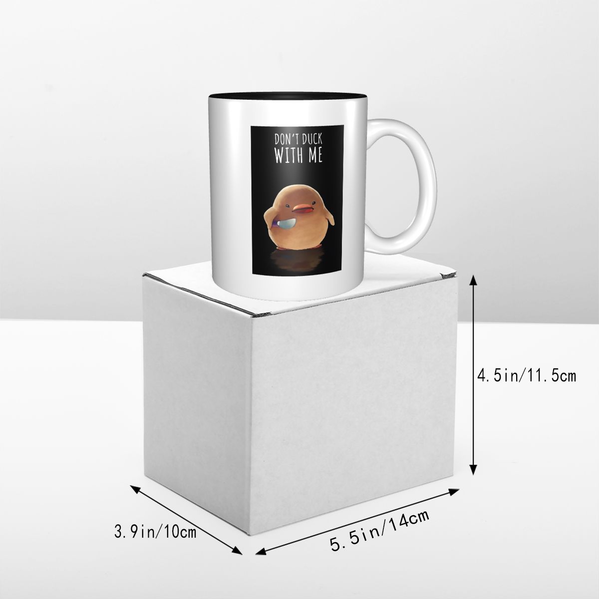 Don't Duck With Me - Meme Mug  - Coffee Tea Me บทวิจารณ์และราคา