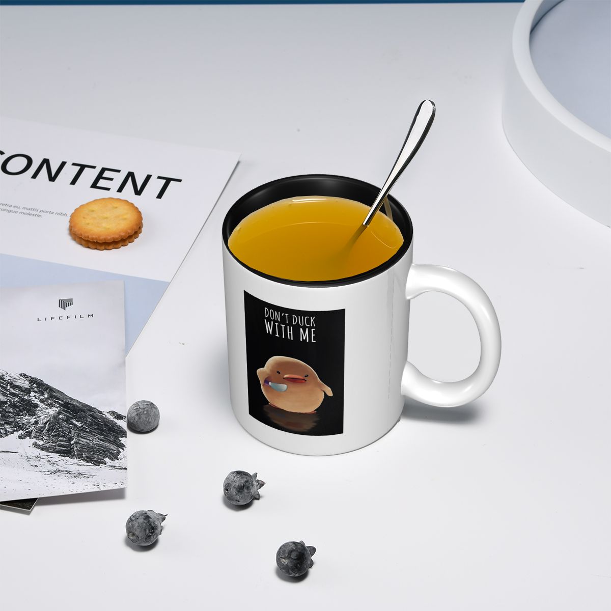 Don't Duck With Me - Meme Mug  - Coffee Tea Me บทวิจารณ์และราคา