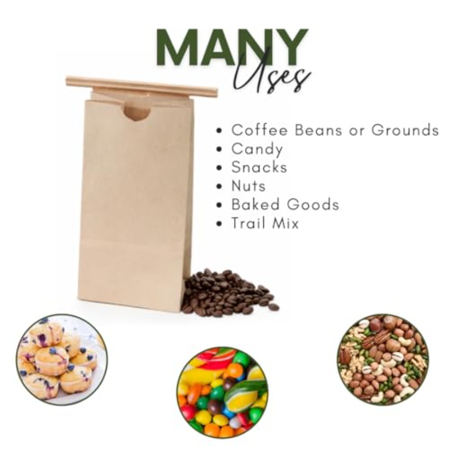1/2 Pound Poly-lined Kraft Cof - Coffee Tea Roasters บทวิจารณ์และราคา