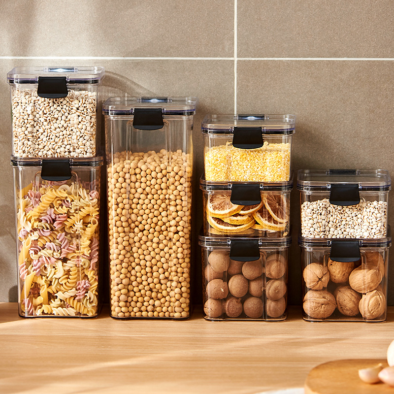 Sealed Jars Kitchen Grain Stor - Coffee Tea Sugar Container Set บทวิจารณ์และราคา