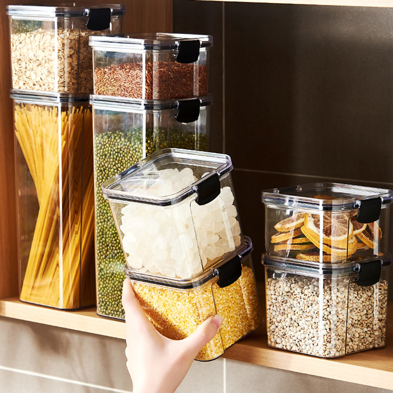 Sealed Jars Kitchen Grain Stor - Coffee Tea Sugar Container Set บทวิจารณ์และราคา