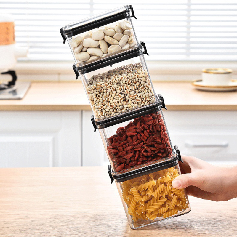 Sealed Jars Kitchen Grain Stor - Coffee Tea Sugar Container Set บทวิจารณ์และราคา