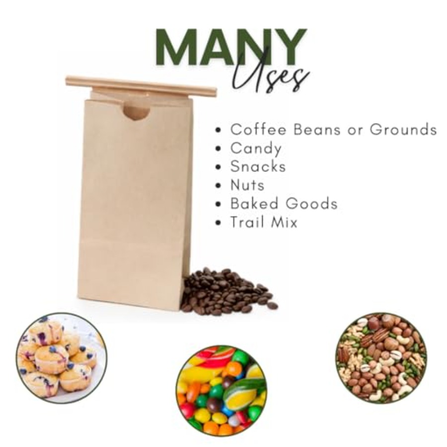 1/2 Pound Poly-lined Kraft Cof - Coffee Tea Roasters บทวิจารณ์และราคา